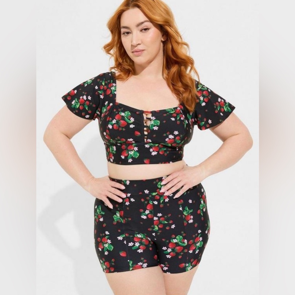 Torrid Sweet Strawberries Bikini Set
